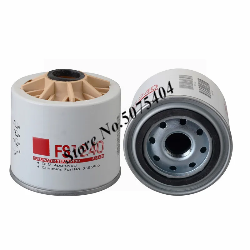 Топливный фильтр FS1240 Сменный 3355903 топливный сепаратор воды для CUMMINS экскаватор