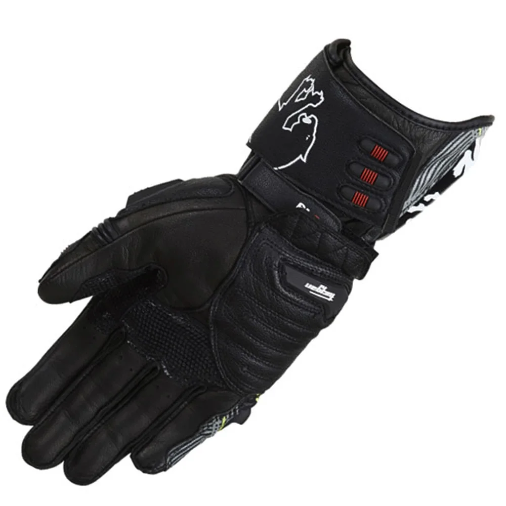 Furygan AFS 19 мотоциклетные кожаные перчатки носимые дышащие перчатки для верховой езды длинные рыцарские перчатки из углеродного волокна с защитой от падения