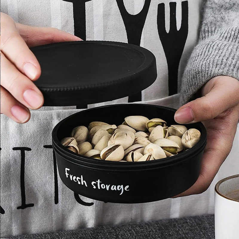 

Grain Cereal Sealed Cans Nordic Style Kitchen Candy Snack Storage Box Miscellaneous Grains Dried Fruit Preservation Storage Box