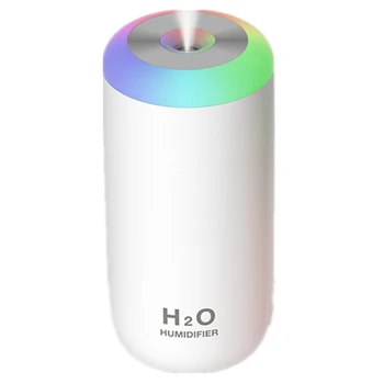 

350Ml Large Capacity Air Humidifier USB Rechargeable Wireless Ultrasonic Aroma Water Mist Diffuser Light