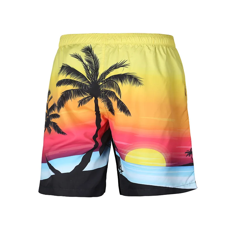 AliExpress,, весна-лето, стиль, популярный бренд, купальные штаны, стиль ладони, 3D принт, пляжные шорты, повседневные мужские шорты средней длины