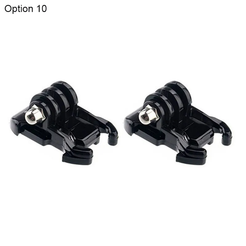 Option 10 Набор аксессуаров для Gopro, набор аксессуаров для экшн-камеры, быстросъемная пряжка, Крепление для штатива для Gopro Hero 8 7 6 5 4 3 для Xiaomi Yi - Цвет: Option 10