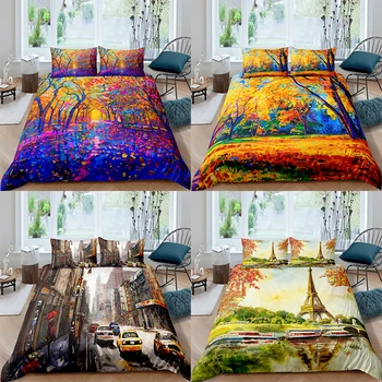 

Bedding Set 3D Painting Duvet Cover Set With Pillowcase Bed Set 2/3pcs With Pillow Case For Home Textiles