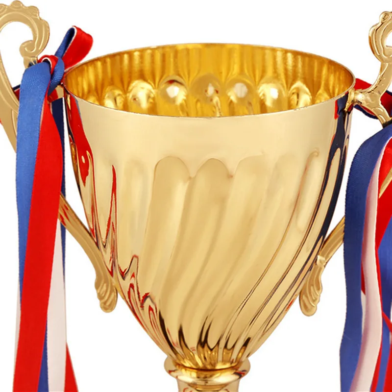 Free Trofeo Trophy Contest Business Metal Coverless Trophies Award ABS Medal Souvenir Cup Trophy Top