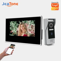 Jeatone – visiophone IP sans fil, sonnette intelligente CAT5 RJ45 Tuya, sonnette d'entrée vidéo HD pour la maison 