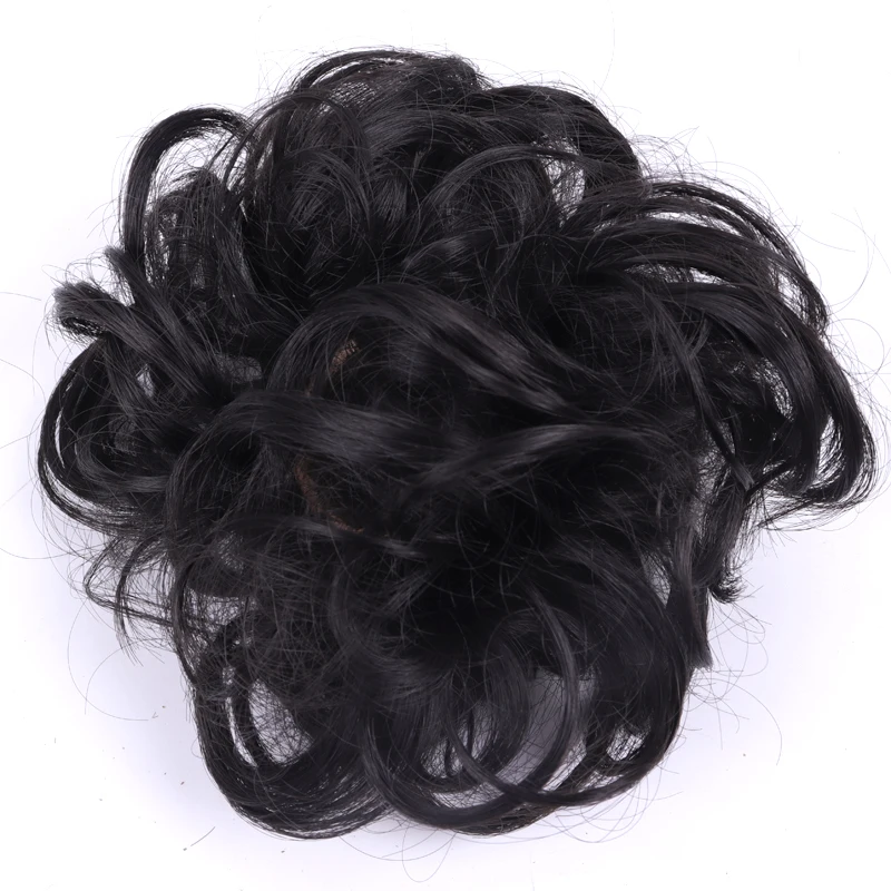 T4/27/30 Шиньон Cheveux Jeedou синтетический грязный шиньон пончик Гари коричневый цвет волосы булочка подкладка эластичные волосы канатная Резиновая Лента Наращивание волос - Цвет: T4/27/30