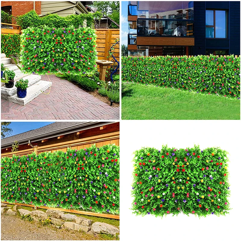 Artificial Plant Lawn lvy Screening Grass Fake Wall Plant Decorative Garden Outdoor Interior Decoration Home Decor 40*60cm artificial plants artificial grass mats