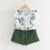 Bear Leader Girls Sets New Summer Цветочные Детские футболки без рукавов Твердые Шорты 2ШТ Детский костюм Мода 3-7Т Детская одежда