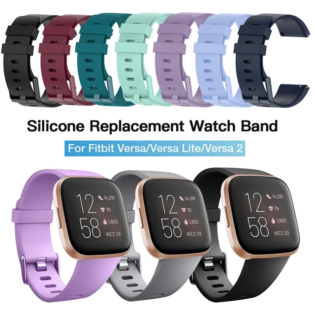 Acheter Bracelet en Silicone pour Fitbit Versa/Versa 2, bracelet