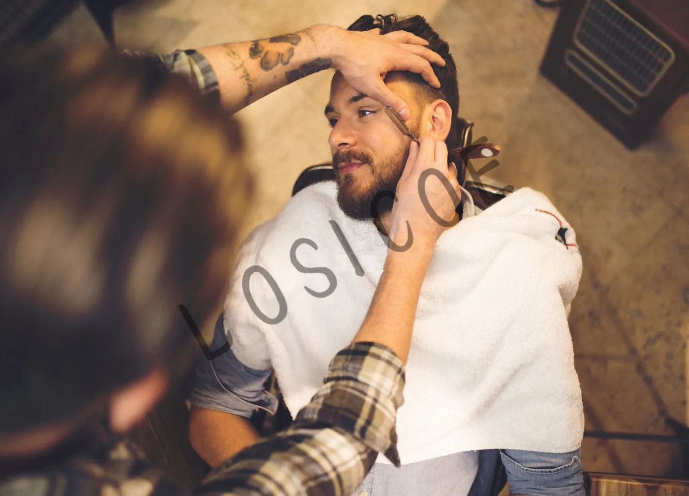 Винтажная бритвенная Парикмахерская татуировки плакаты крафт бумага