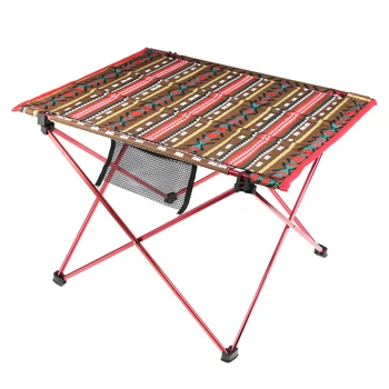 

Vintage Oxford Portable Folding Camping Picnic Roll Up Table With Carry Bag