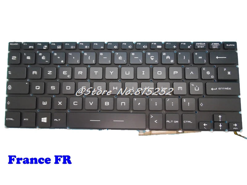 CZ IT UK Keyboard For MSI GS30 2M GS32 6QE 7QE GS43VR 6RE 7RE GS40 6QE 6QD MS-14A1 MS-14A2 MS-14A3 Japan JP France FR Spain SP wireless keyboard for pc