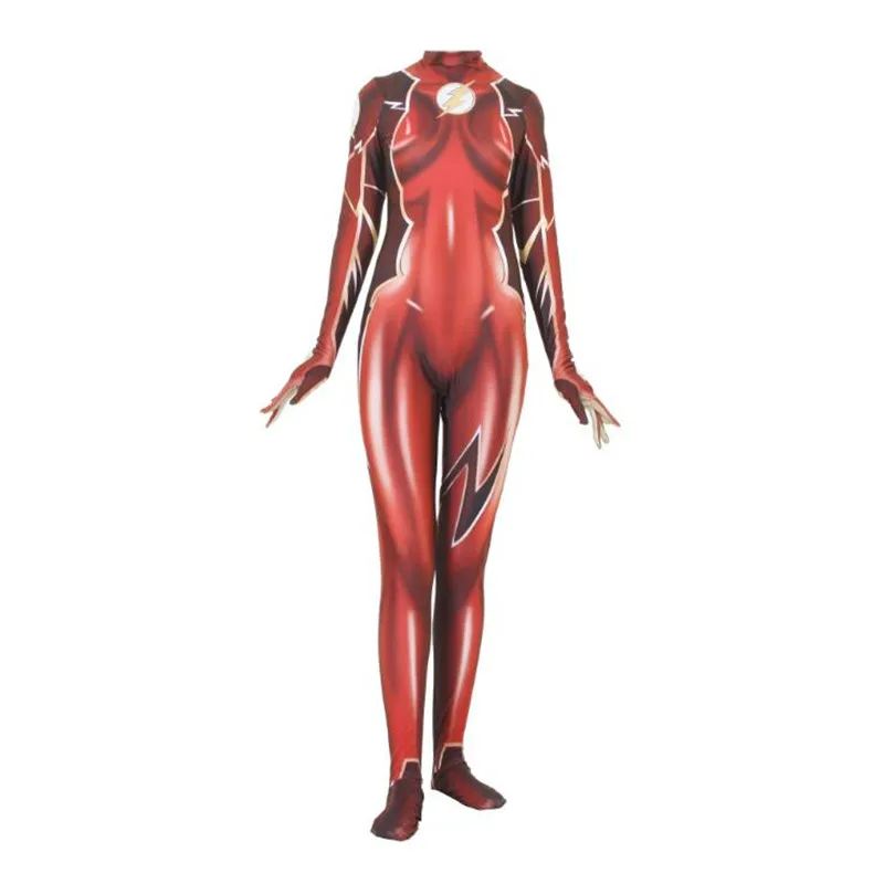 

New Hot Sale Adult Children's Tights Movie Flash Periphery Halloween Flash Cosplay Party Stage Performance Prop Tights Gift