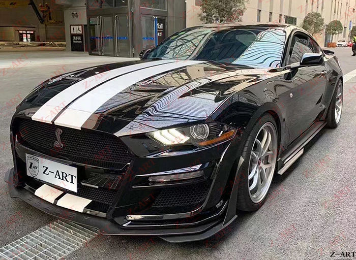2020 Z ART для Ford Mustang GT500 переднего бампера модифицированной кузова Комплект тела