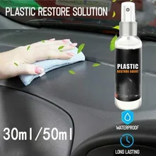 Пластиковые детали реконструкция агент автомобильный интерьер пластиковые детали ремонт краска паста обслуживание автомобиля очиститель 30 мл/50 мл