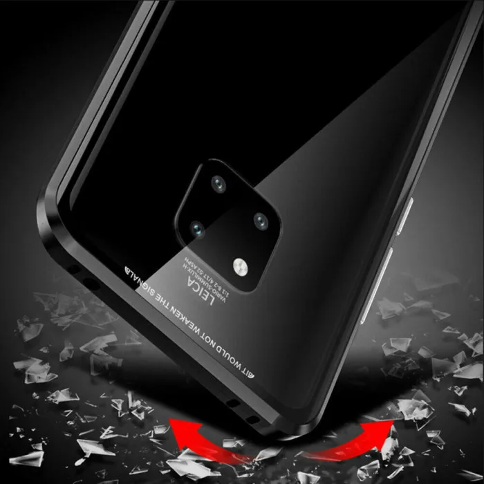 Магнитный адсорбционный чехол для телефона 360 Полное Защитное стекло для huawei P30 Lite/Pro GK99