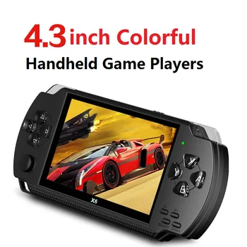 

4.3in Video game 64 bit 8GB arcade nostalgicRetro arcade game player MP5 player manufacturer direct sales handheld game console