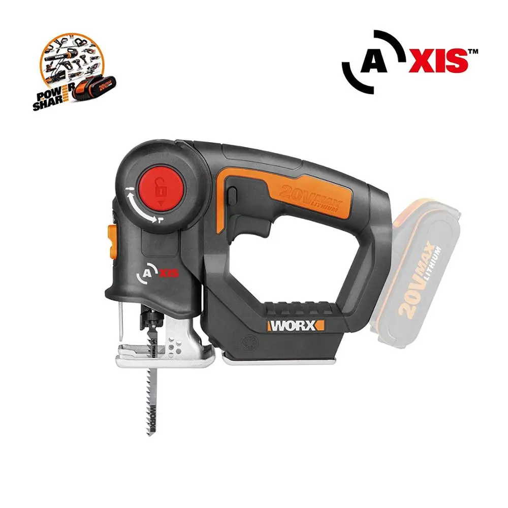 Ceny Darmowa wysyłka Worx WX550 akumulator 20V akumulator litowo jonowy akumulatorowa piła szablasta