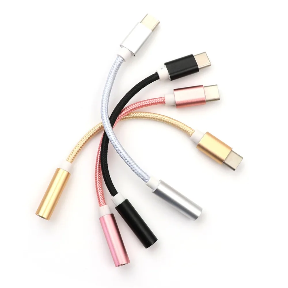 Usb type-C до 3,5 мм разъем для наушников AUX аудио кабель адаптер для samsung LG Nexus Oneplus Nokia Xiaomi huawei type C смартфонов