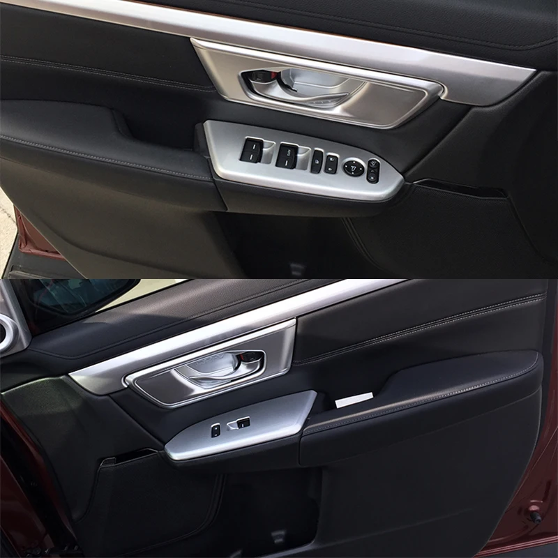 Для Honda CR-V CRV 5 5th MK5 Автомобильная панель управления Windows Защитная крышка авто двери Внутренние Декоративные наклейки