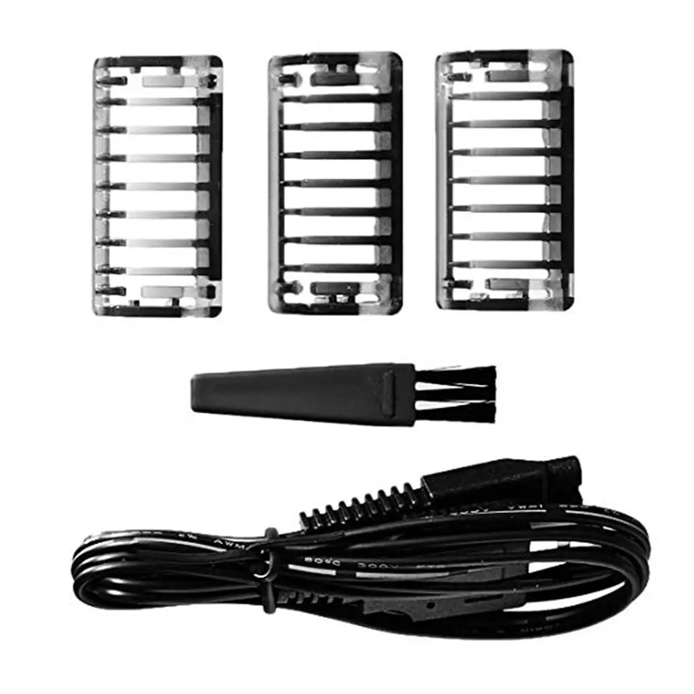 Rechargeable Men Beard Trimmer LED lights Electric Razor Shaver Multi function Shaving Machine Men Razor Hair 3