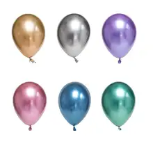 Глянцевые латексные шары толстые хроменатурные латексные металлические цветные серии надувные водушные шары Декор для дня рождения 30,5X30,5 см