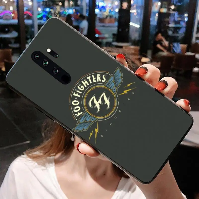 xiaomi leather case hard FOO FIGHTERS Phone Case for Redmi 9A 8A 7 6 6A Note 9 8 8T Pro Max Redmi 9 K20 K30 Pro leather case for xiaomi Cases For Xiaomi