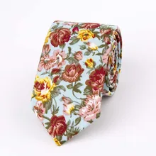 Модный Узкий галстук мужской повседневный английский Модный цветочный хлопковый галстук в настоящее время доступен производители оптом