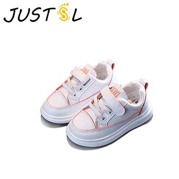 

JUSTSL Children's Sports Shoes 2020 Spring New Running Shoes Fashion Boys Girls Casual Shoes Kids White Fashion Sneakers