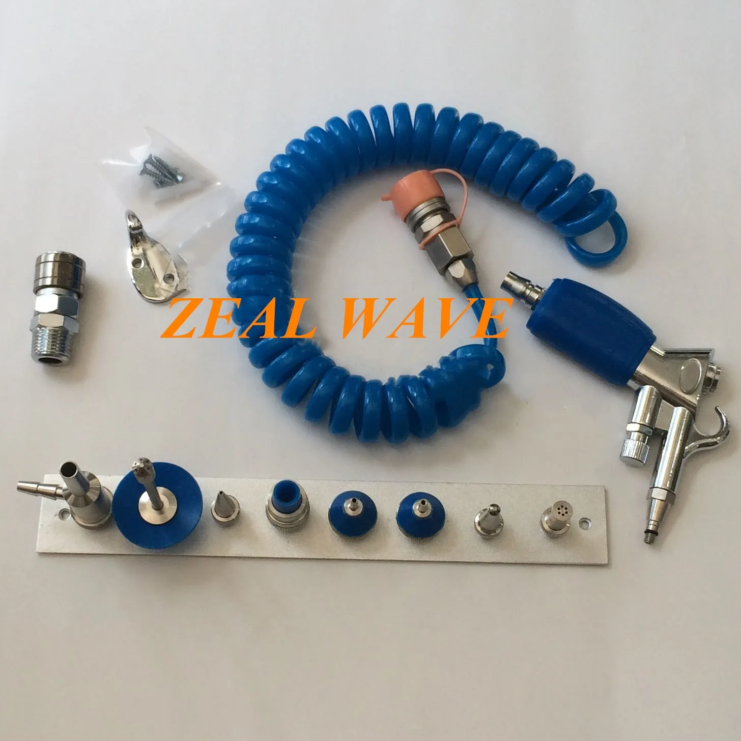 Highpressure Water Gun Air Gun 8 Nozzles Highpressure Flushing Gun