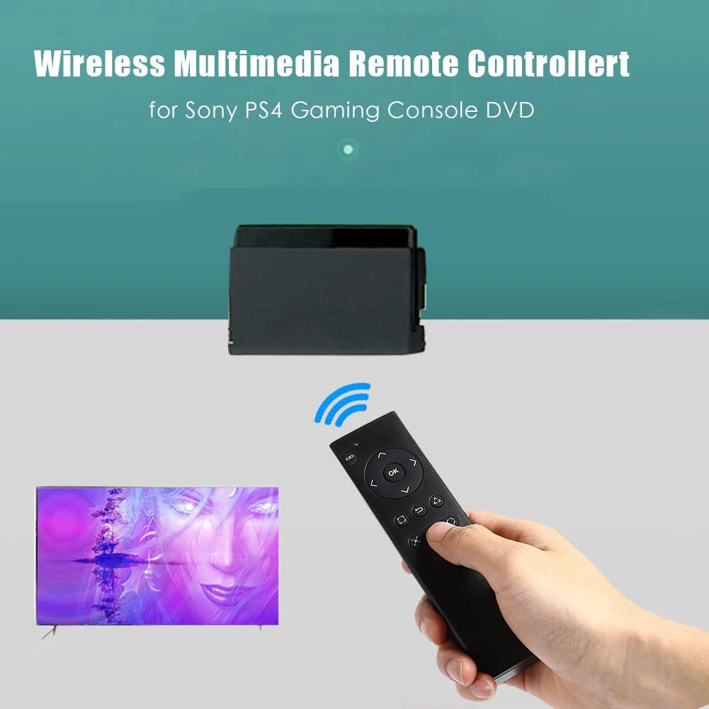 2 4g Wireless Multimedia Remote Controller For Sony Ps4 Gaming Console Dvd Remote Control Replacemnet Remote Controls Aliexpress