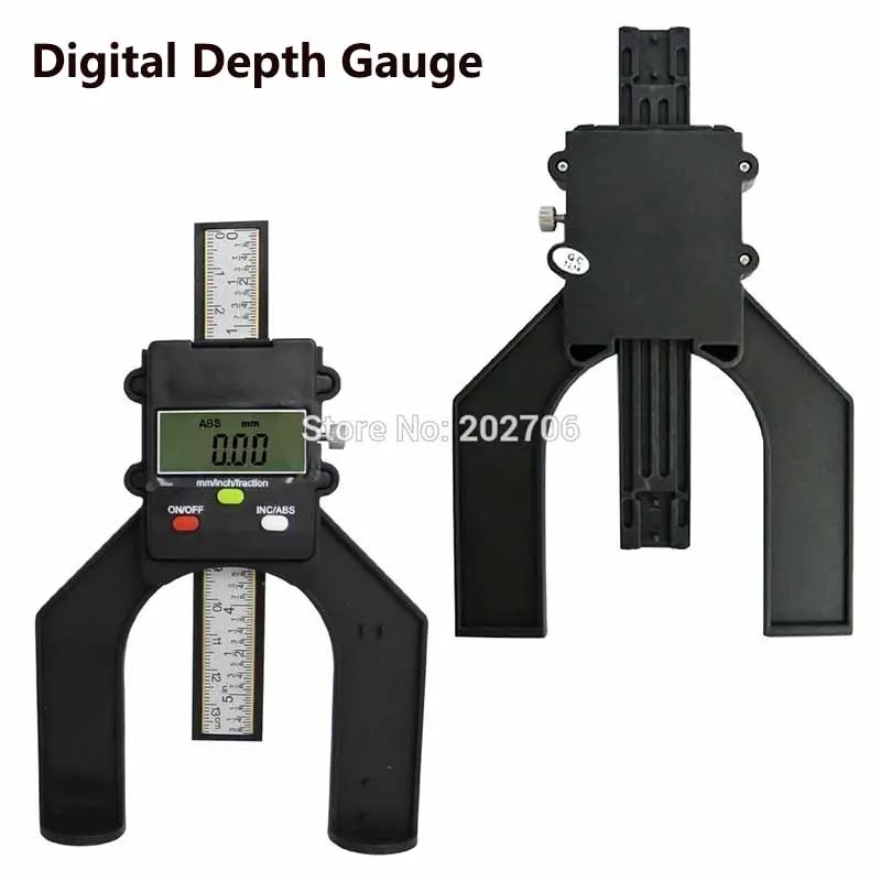 Digital Depth Gauge Height Gauge Digital Tread Depth Gauge LCD