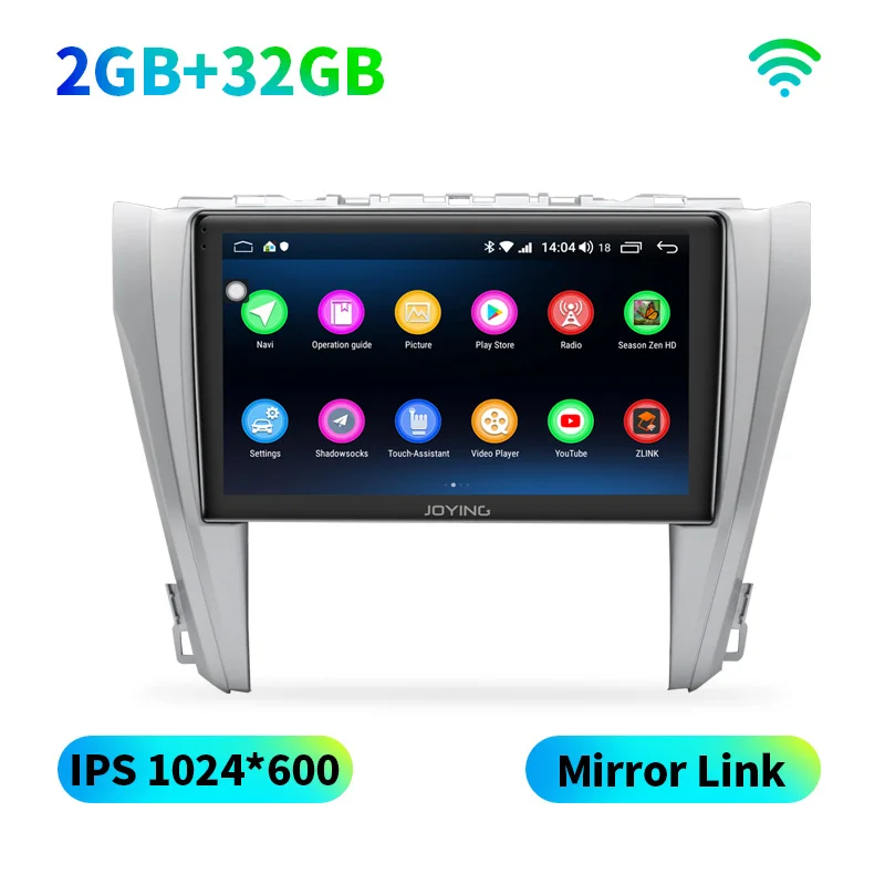 JY-TO166N3 Android авто радио gps Navi плеер для Toyota Camry V55 DSP стерео ips экран 4 Гб+ 64 Гб WiFi USB Carplay - Цвет: JY-TO166N3