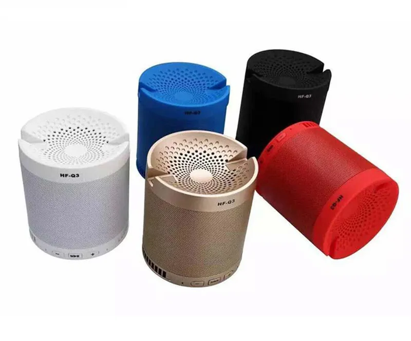HF Q3 многофункциональные колонки bluetooth с держателем для сотового телефона