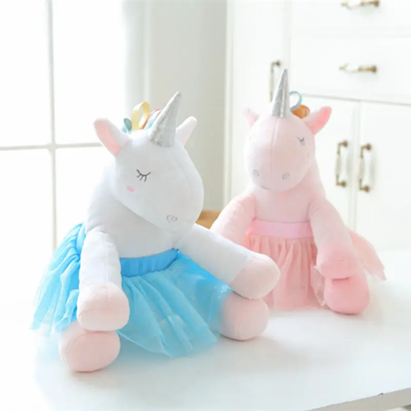

Northern European-Style Ballet Skirt Unicorn Doll Plush Toys Crane Machines Doll Gift Customization