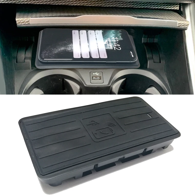 10 Вт автомобильное QI Беспроводное зарядное устройство для BMW 3 серии G20 G28 325I 330I зарядное устройство для телефона аксессуары для iPhone 8