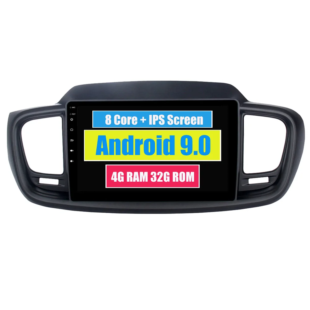 RoverOne Android 8,0 Автомобильный мультимедийный системы для Kia Sorento 2015 2016 Octa Core радио gps навигации Media Player PhoneLink