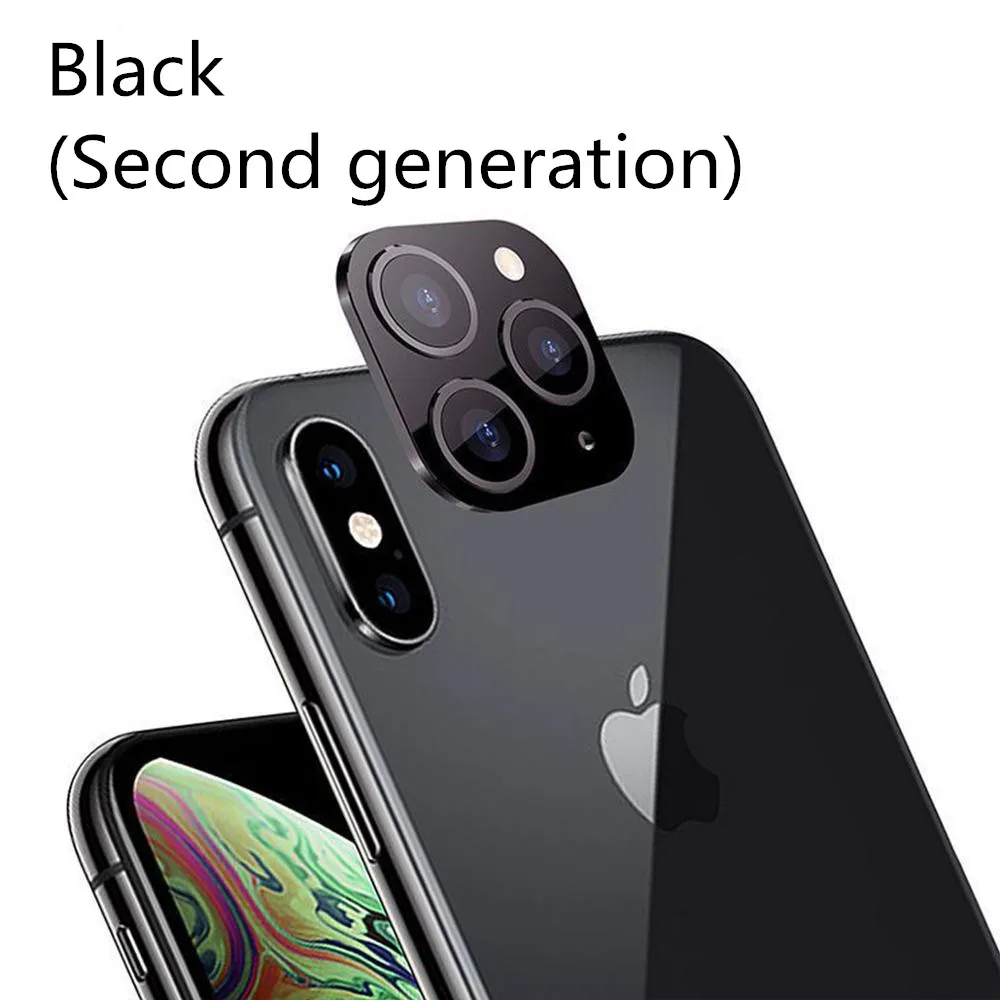 Fack объектив камеры для iphone 11 поддельные наклейки объектив камеры крышка экрана для iphone X для iphone 11