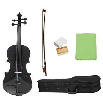 

1/8 Kids Children Natural Acoustic Violin Fiddle with Case Bow Rosin Musical Instrument Gifts