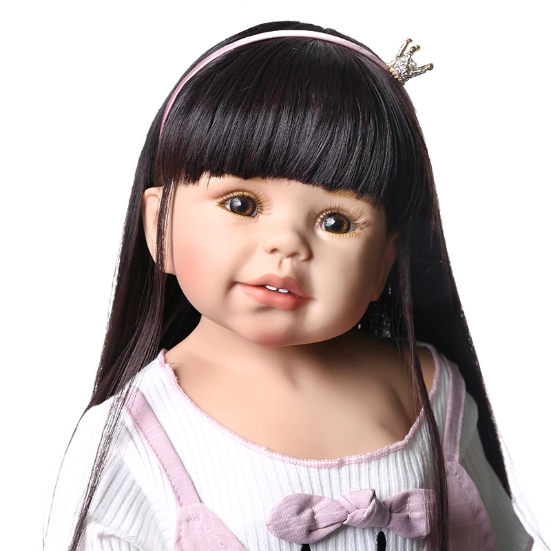 87 см 34,5 дюймов полный корпус силиконовые inteiro Baby Life/Boneca младенец получивший новую жизнь для девочек куклы игрушки для детей Brinquedos Juguetes