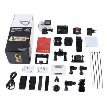 

OUTAD 4K Ultra HD Wifi 30M Waterproof Action Camera 2 LTPS LCD Sports Camera 12.0 MP 170 Lens Angle HDMI Output Compact