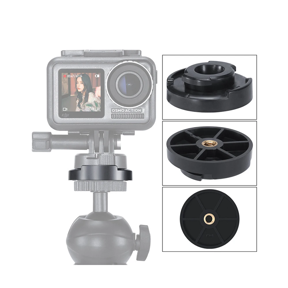 Для DJI Osmo держатель для экшн-камеры крепление ULANZI U-12 аксессуары для камеры вертикальный базовый держатель 1/4 установка крепление фиксированное Крепление
