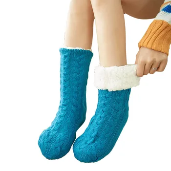 

1Pair Warm Ultra-Plush Slipper Socks Thick Anti Slip Indoor Floor Ankle Sock XIN-Shipping