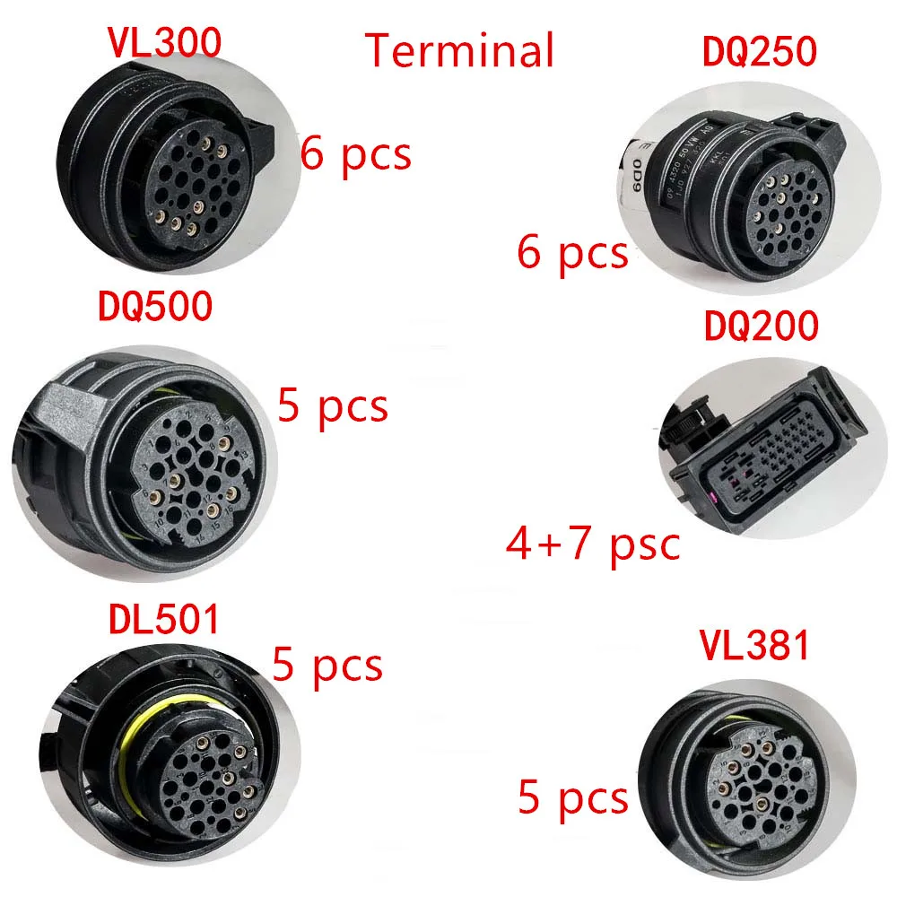 Free shipping For VAG VW Audi Gearbox Adapter Connector Plug With Terminal DQ250 DQ200 VL381 VL300 DQ500 DL501 1K0 973 218/1 | Автомобили