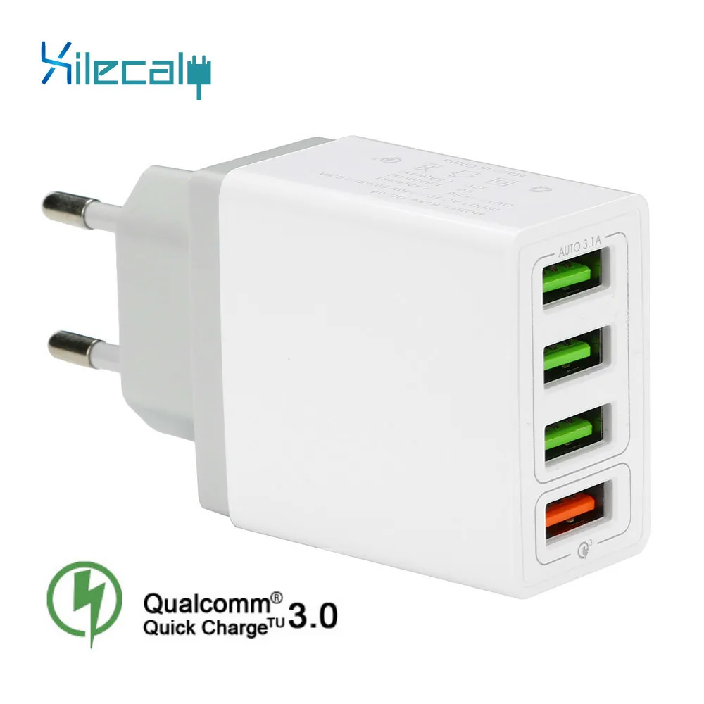 Устройство зарядное сетевое с 4 USB-портами и поддержкой быстрой зарядки 3 0 |