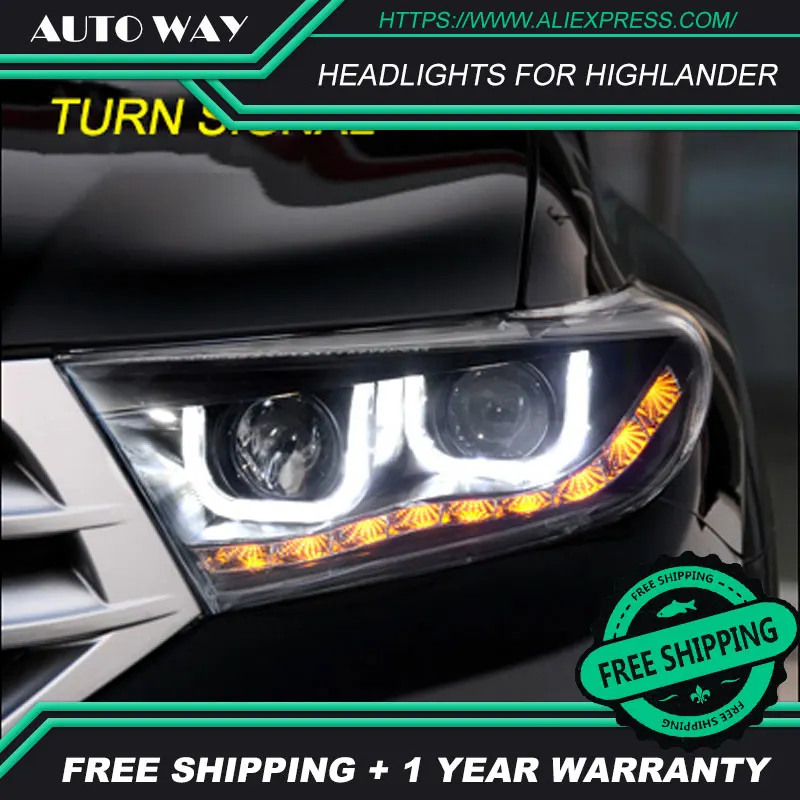 Стайлинг автомобиля светодиодные HID Rio Highlander фары корпус передней для Toyota 2012 2013 2014