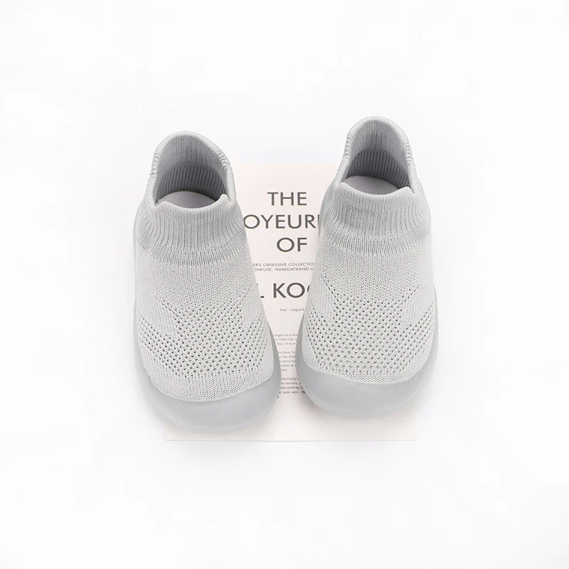 2020 Autumn Baby Girls Boys Casual Shoes Soft Bottom Toddler Shoes Comfortable Non-slip Outdoor Children KIds Knitted Shoes