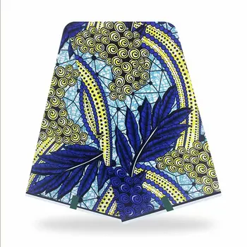 

African Ankara Prints Patchwork Real Wax Dress Sewing Tissu Craft DIY Textile Material High Quality 6Yard Cotton XB721