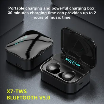 

2019 Touch TWS True Wireless Earbuds Bluetooth Earphones Waterproof Headfrees with 2200mAh Power Bank For iPhone xiaomi huawei