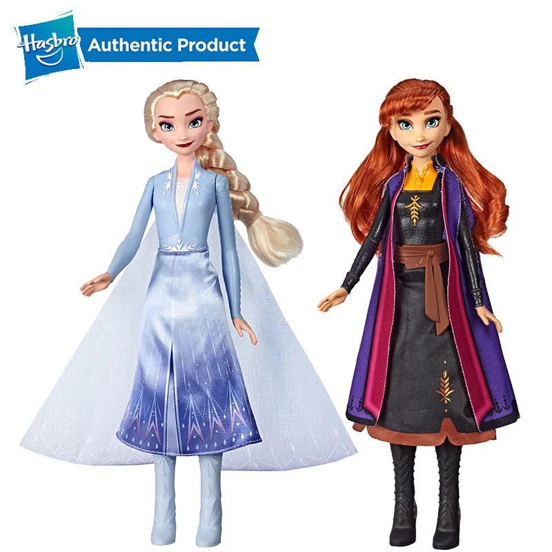 Najtaniej Hasbro Disney księżniczka mrożona Elsa Anna, Olaf magiczna wirująca przygoda lalka mody, która rozświetla strój zainspirowany 2 filmem
